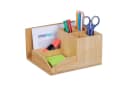 relaxdays Schreibtisch Organizer Bambus 7 Fächer Bild 2