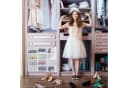relaxdays Schuhbox 12er Pack Transparent Weiß Stapelbar Bild 3