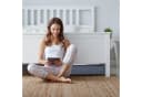 relaxdays Unterbettkommode 3er Set Grau Transparent Polyester Bild 3