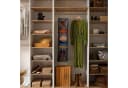 relaxdays Hängeaufbewahrung Kleiderschrank Hängeregal Grau Schwarz 6 Fächer Bild 1