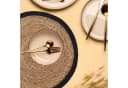 relaxdays Platzset 4-teilig Wasserhyazinthe Braun/Schwarz Bild 1