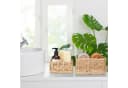 relaxdays Aufbewahrungskorb Set Wasserhyazinthe 2er Braun Bild 1