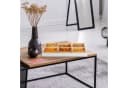 relaxdays Snackschale Set mit Serviertablett Bambus 6-teilig Bild 5