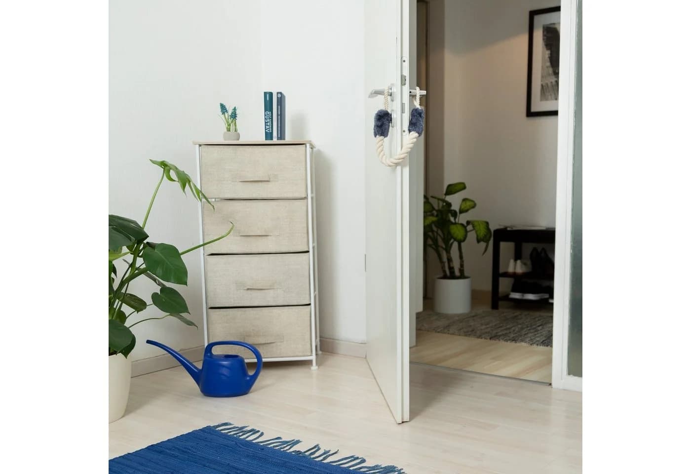 relaxdays Türdämpfer Türkordel 3er Set Grau Klemmschutz - Bild 5