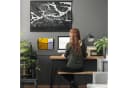 relaxdays Zeitungsständer Wand 3er Set Schwarz Eisen Bild 3