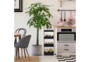 RELAXDAYS Badregal Bambus 4 Ablage Natur/Schwarz Bild 3