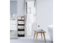RELAXDAYS Badregal Bambus 4 Ablage Natur/Schwarz Bild 5