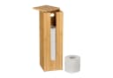 relaxdays Toiletten-Ersatzrollenhalter Bambus 4 Rollen Bild 2