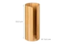 relaxdays Toiletten-Ersatzrollenhalter Bambus 3 Rollen Bild 4