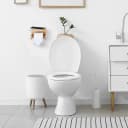 relaxdays Toilettenpapierhalter Bambus mit Ablage Bild 3