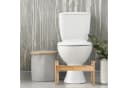 relaxdays Badhocker Toilettenhocker Bambus 2 Höhenstufen Bild 5