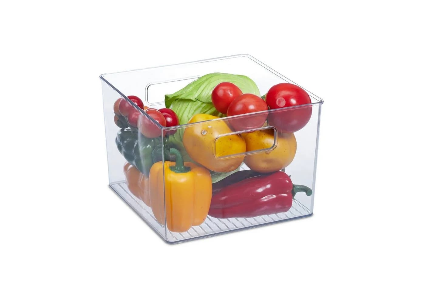 relaxdays Frischhaltedose 2er Set Transparent mit Griffen - Bild 2