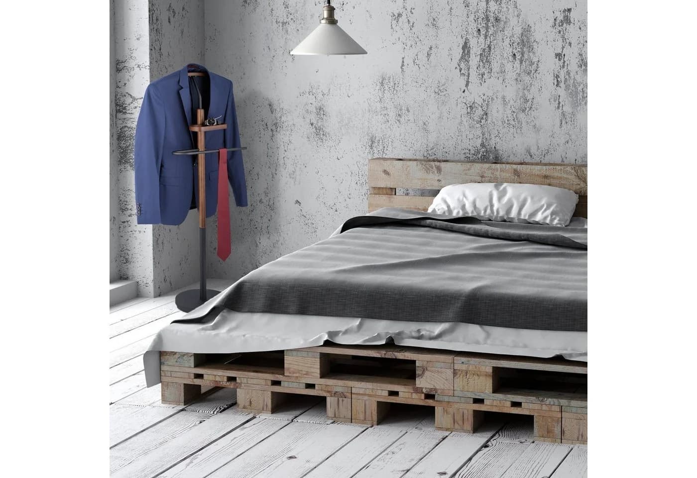 relaxdays Herrendiener Schwarz/Braun Freistehend - Bild 5