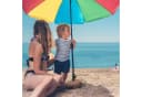 relaxdays 2x Sonnenschirm-Bodenhülse Schwarz mit Drehstange & Adaptern Bild 1