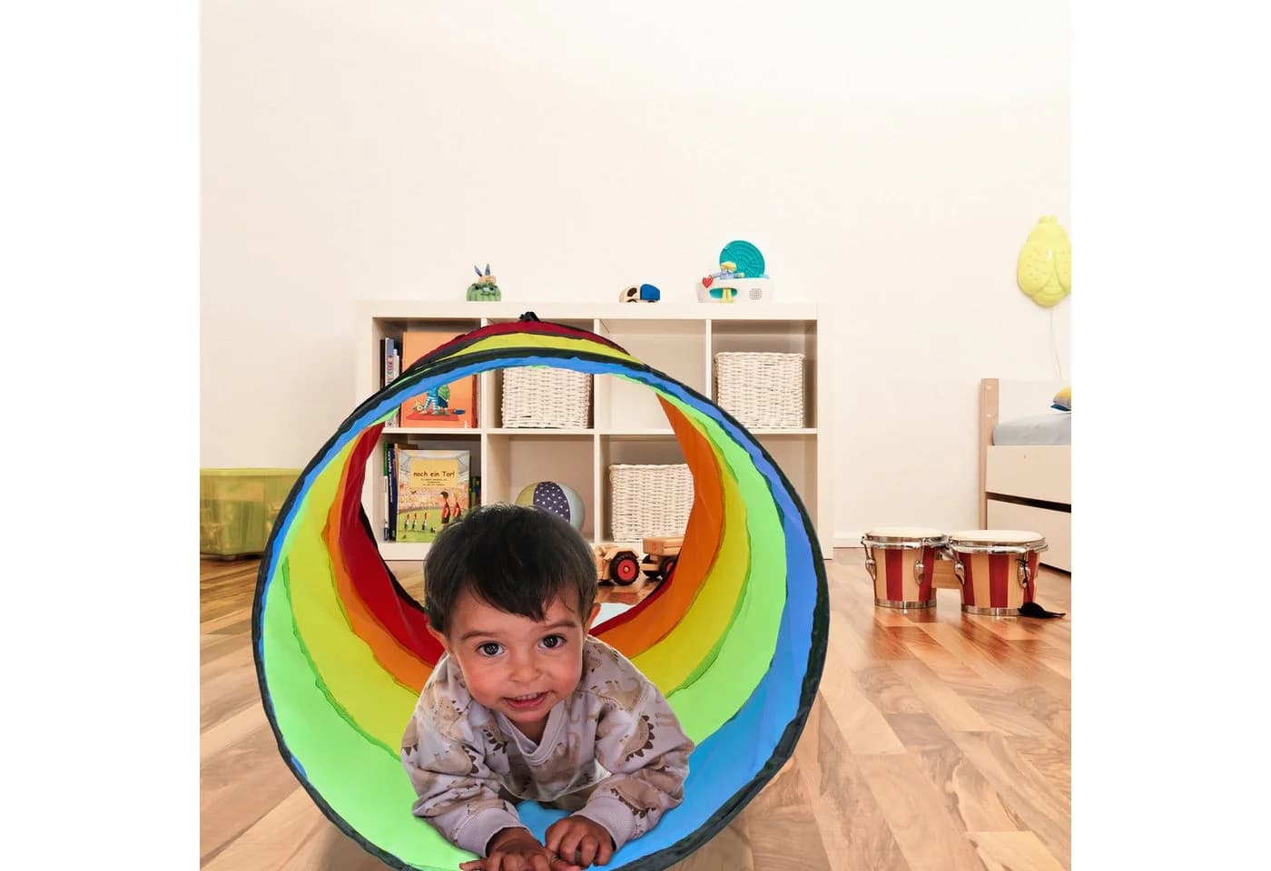 relaxdays Spieltunnel Bunt Pop-up Indoor Outdoor - Bild 3