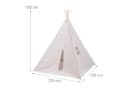 relaxdays Spielzelt Tipi mit Bodenmatte Bild 4