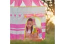 relaxdays Spielzelt Prinzessin Schlossturmdesign Rosa/Gelb Bild 5