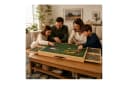 relaxdays Puzzletisch mit 4 Schubladen, Kiefernholz Bild 1