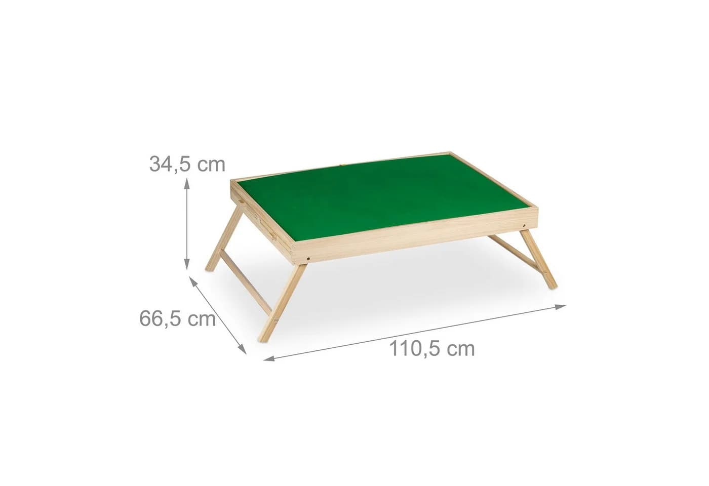relaxdays Puzzletisch mit 4 Schubladen, Kiefernholz - Bild 4