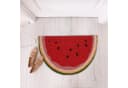 relaxdays Halbrunde Fußmatte Wassermelone Bunt Kokosfaser Bild 1