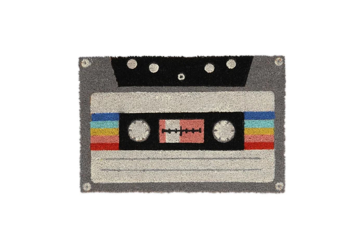 relaxdays Fußmatte Kokos Kassette Retro Design - Bild 2