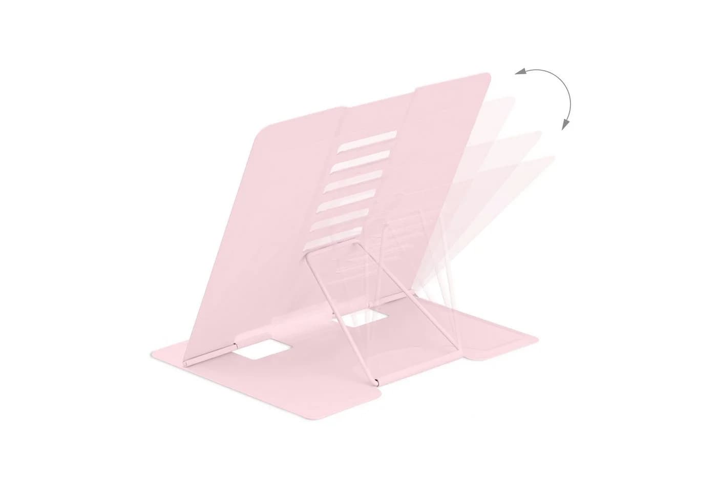 relaxdays Kochbuchhalter Buchständer 2er Set höhenverstellbar Blau/Rosa - Bild 5