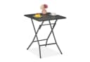 relaxdays Gartentisch Grau Rattanoptik Klappbar Bild 2