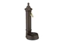 relaxdays Gartenbrunnen Standbrunnen antik Dunkelbraun/Gold Bild 2