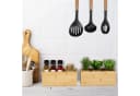 relaxdays Organizer Bambus Aufbewahrungsbox im 2er Set Bild 1