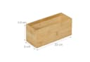 relaxdays Organizer Bambus Aufbewahrungsbox im 2er Set Bild 4