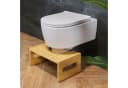 relaxdays Badhocker Toilettenhocker aus Bambus Bild 3