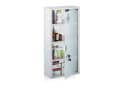 relaxdays Medizinschrank mit Glastür Silber Bild 2