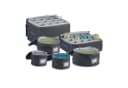 relaxdays Geschirraufbewahrungsbox 6er Set Grau Polyester Bild 2