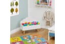 relaxdays Spielzeugtruhe Kindertruhe Wolken-Design Bild 3