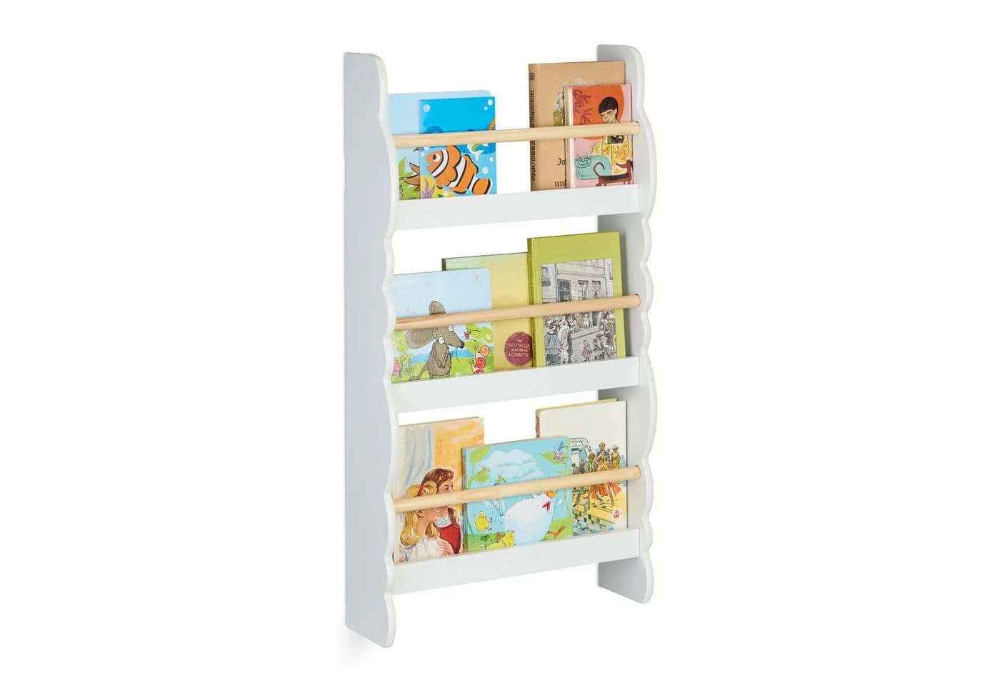 relaxdays Kinderbücherregal Wolke Weiß - Bild 2
