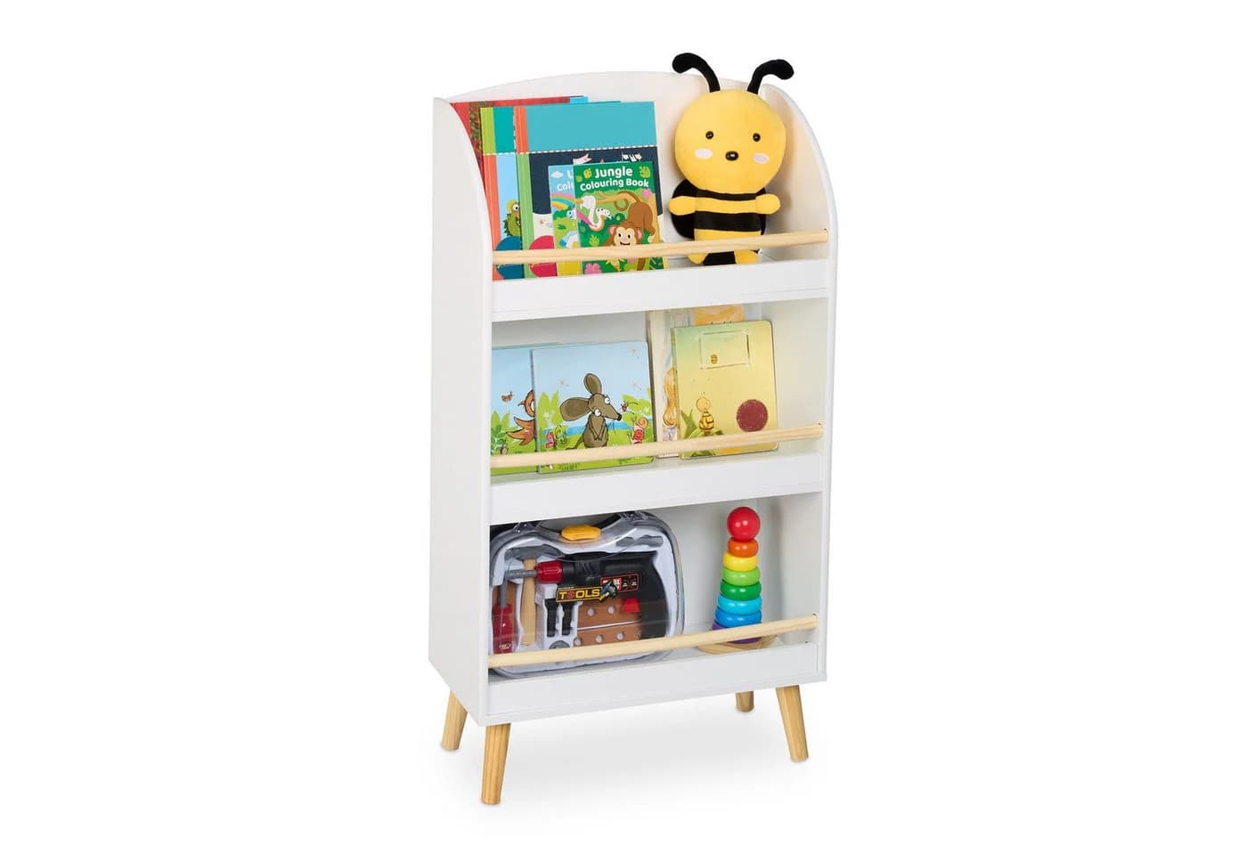 relaxdays Bücherregal Kinder mit 3 Fächern - Bild 2