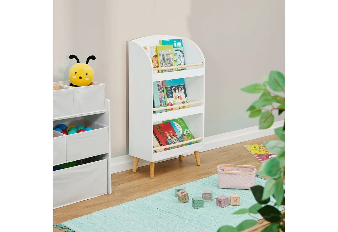 relaxdays Bücherregal Kinder mit 3 Fächern - Bild 3