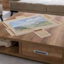 RELAXDAYS Puzzleunterlage drehbar mit 6 Schubladen Natur Bild 3