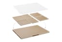 RELAXDAYS Puzzleunterlage drehbar mit 6 Schubladen Natur Bild 5