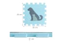 RELAXDAYS Spielmatte Puzzlematte Tiere Grau/Weiß/Blau Bild 5