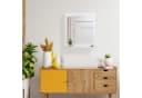 RELAXDAYS Wandspiegel mit Ablage Weiß MDF Bild 3
