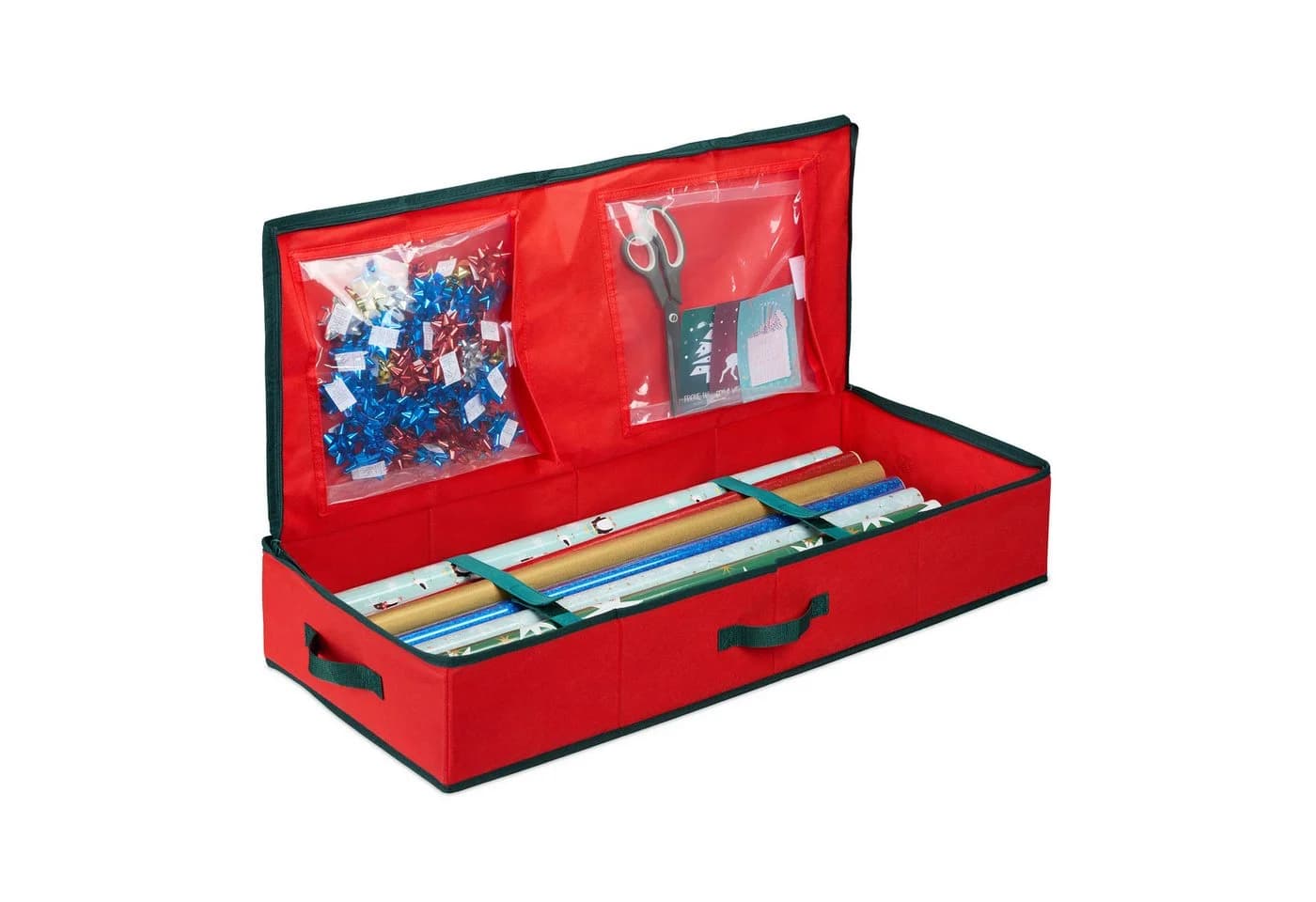 RELAXDAYS Aufbewahrungsbox Rote Geschenkpapier Organizer - Bild 2