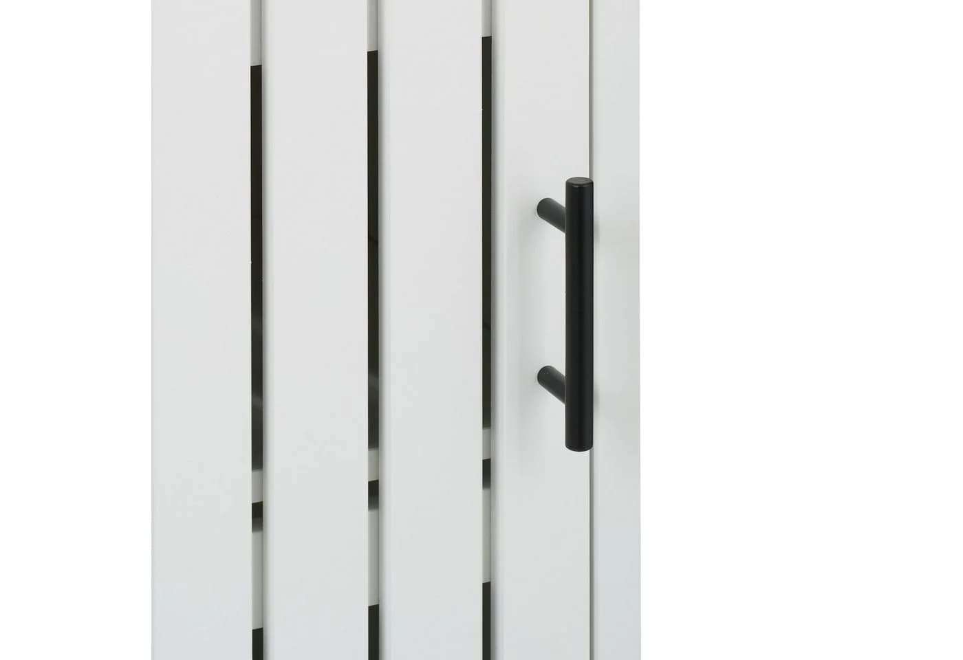 relaxdays Weißer Badezimmerschrank Midischrank - Bild 5