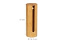 relaxdays Toiletten-Ersatzrollenhalter Bambus Bild 4