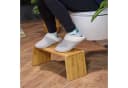 relaxdays Badhocker Klappbar Bambus Natur Bild 1
