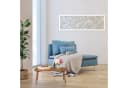 relaxdays Couchtisch klappbar Bambus Walnussholzoptik Bild 1