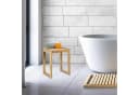 relaxdays Badhocker aus Holz Bild 1