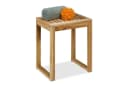 relaxdays Badhocker aus Holz Bild 2