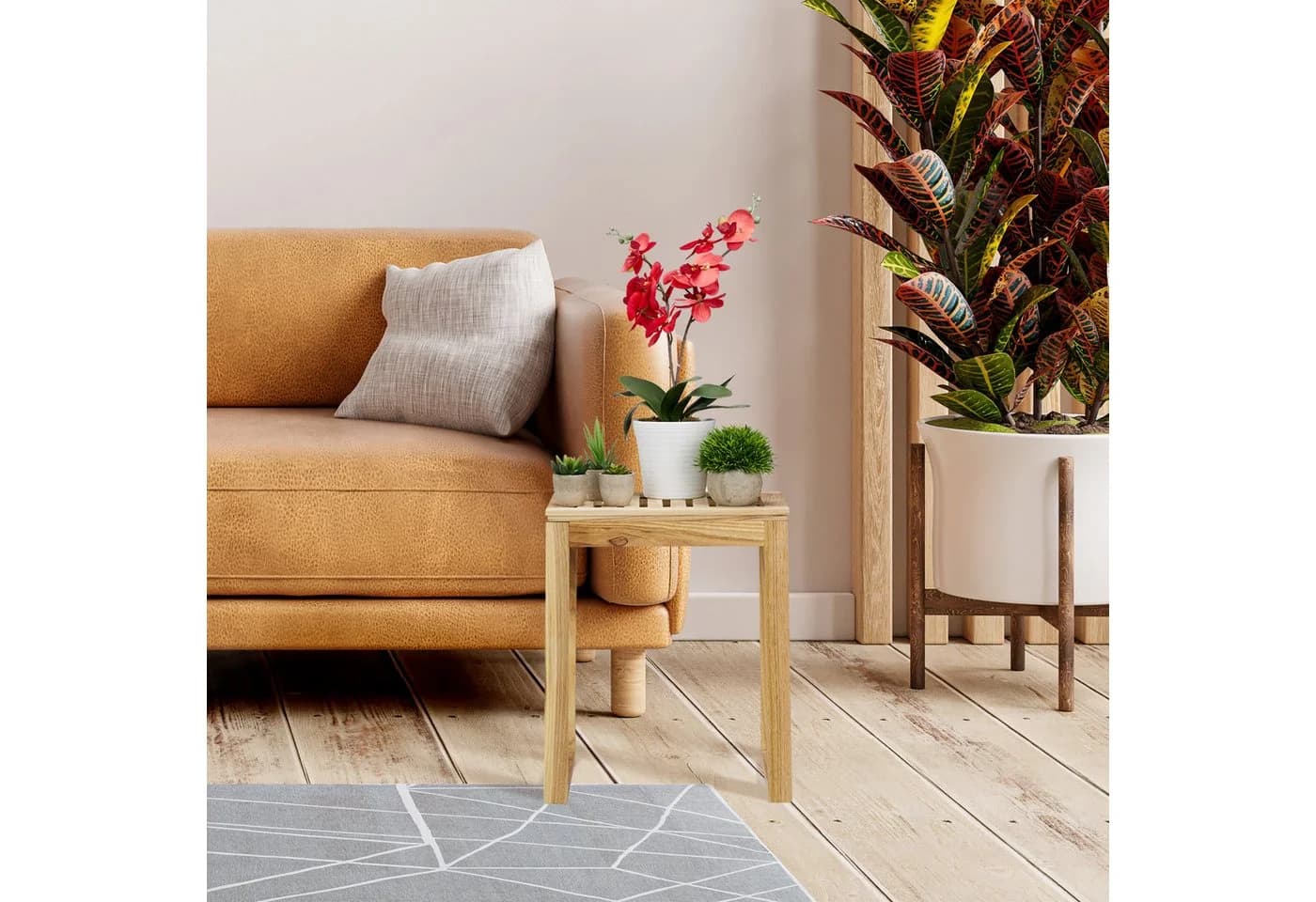 relaxdays Badhocker aus Holz - Bild 3
