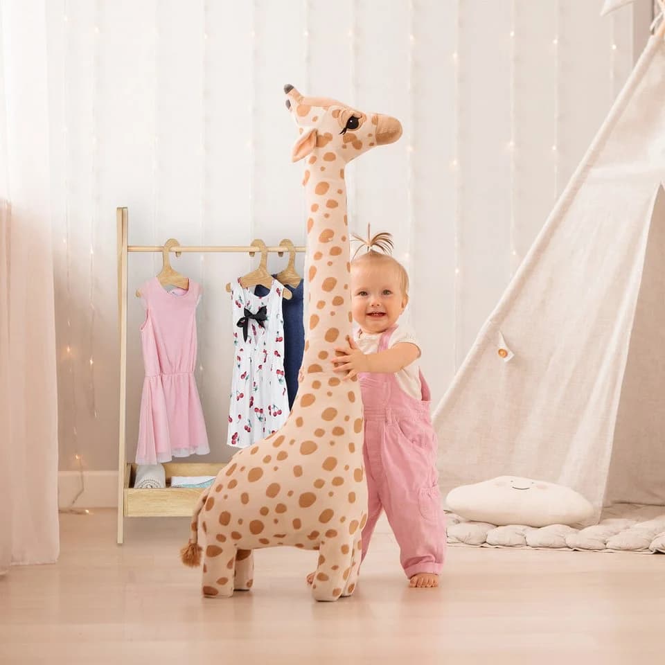 RELAXDAYS Kleiderständer für Kinder mit Ablage Natur